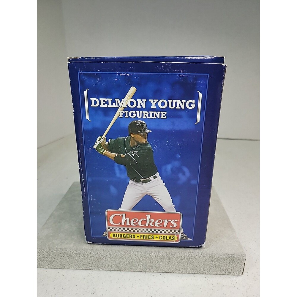 Delmon Young Figure Game Give-Away Tampa Bay Rays Checkers 6'' Figure New